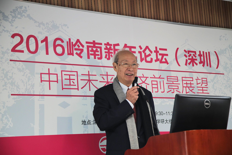 Prof. Zou Zhizhuang at the forum