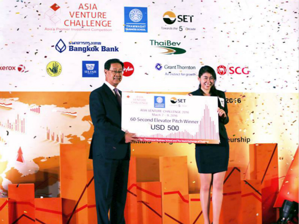 Lingnan Team Won 60-Second Elevator Pitch in ASIA VENT