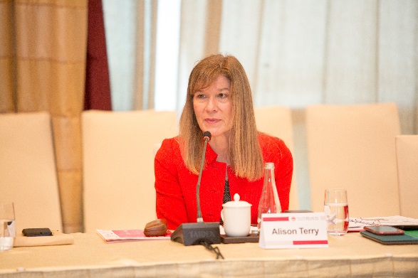 Ms. Alison Terry, Director of Affairs, Fortis Hill Mining Company (FMG), Making Speech