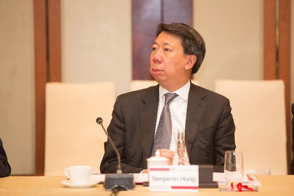 Mr. Benjamin HUNG, Chief Executive Officer of Standard Chartered Bank Greater China, in Speech
