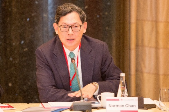 Mr. CHAN Tak-Lam Norman, former Director of the Hong Kong Monetary Authority, Speaking